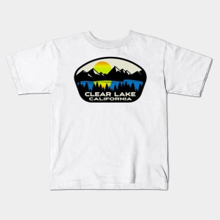 Clear Lake California Fishing Boating Kids T-Shirt